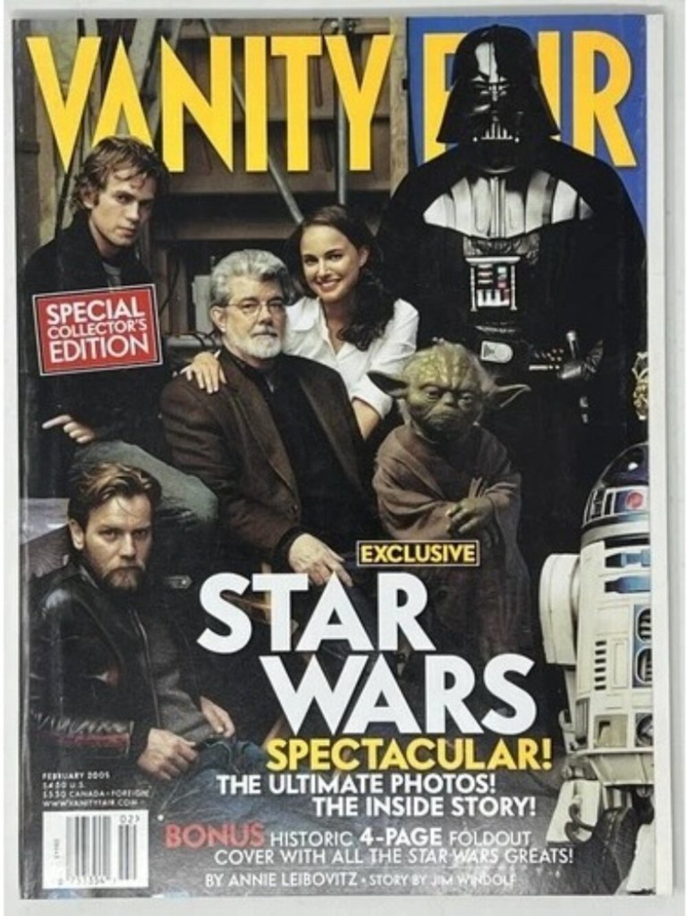 Vanity Fair Star Wars Special Collectors Edition Magazine 4 Page Foldout Cover